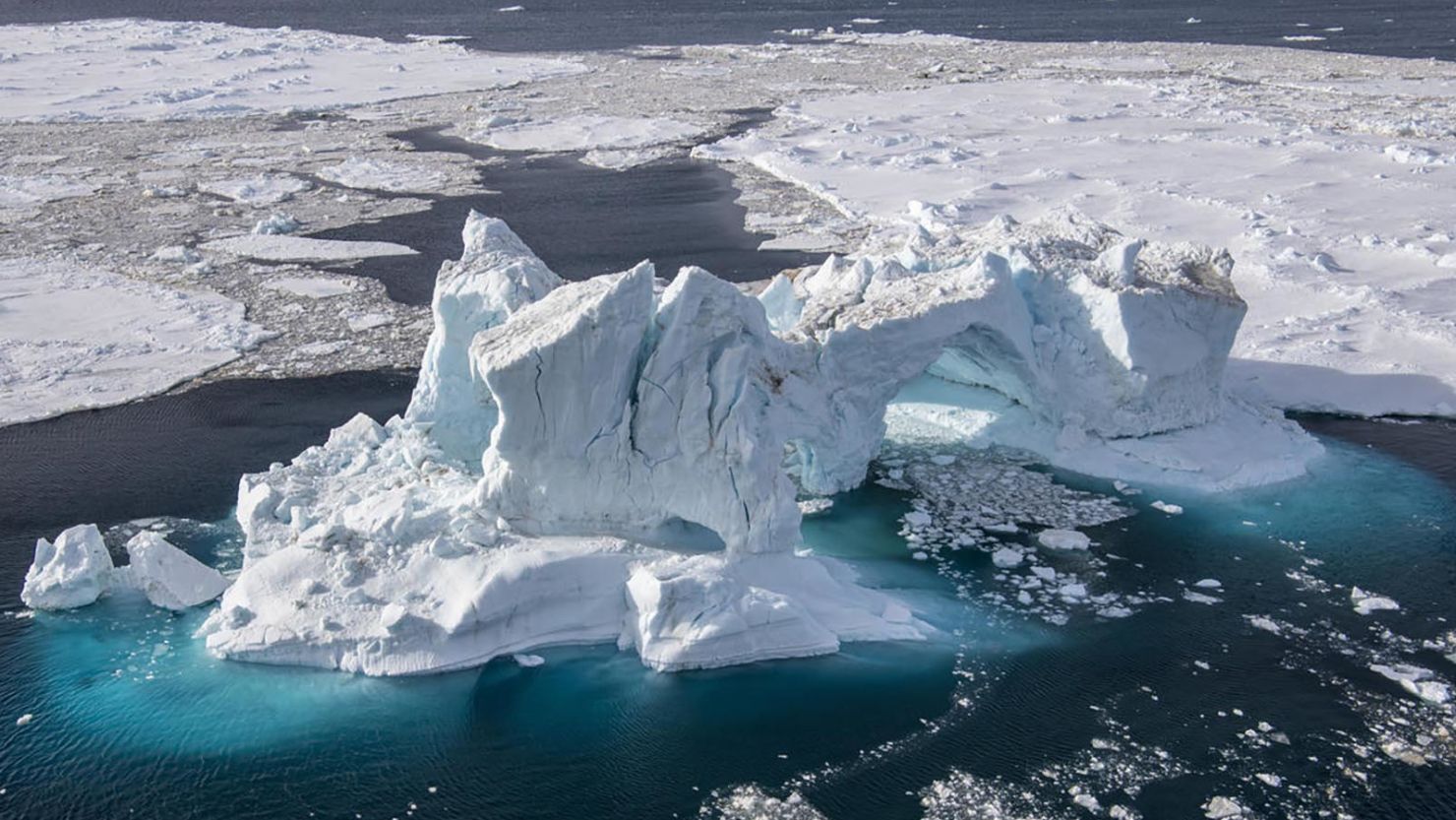 Aerial view taken off James Ross Island in the Weddell Sea, in the Antarctic (see GPS).
Greenpeace is conducting scientific research and documenting the Antarctic's unique wildlife, to strengthen the proposal to create the largest protected area on the planet, an Antarctic Ocean Sanctuary.