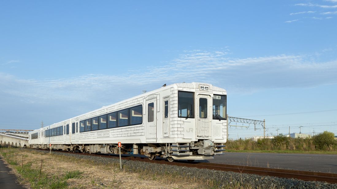 <strong>Joyful Trains: </strong>Cruising between Hachinohe in Aomori Prefecture and Kuji in Iwate Prefecture, Tohoku Emotion is one of East Japan Railway Company's "Joyful Trains" -- a fleet of themed trains designed to promote tourism in different regions. 