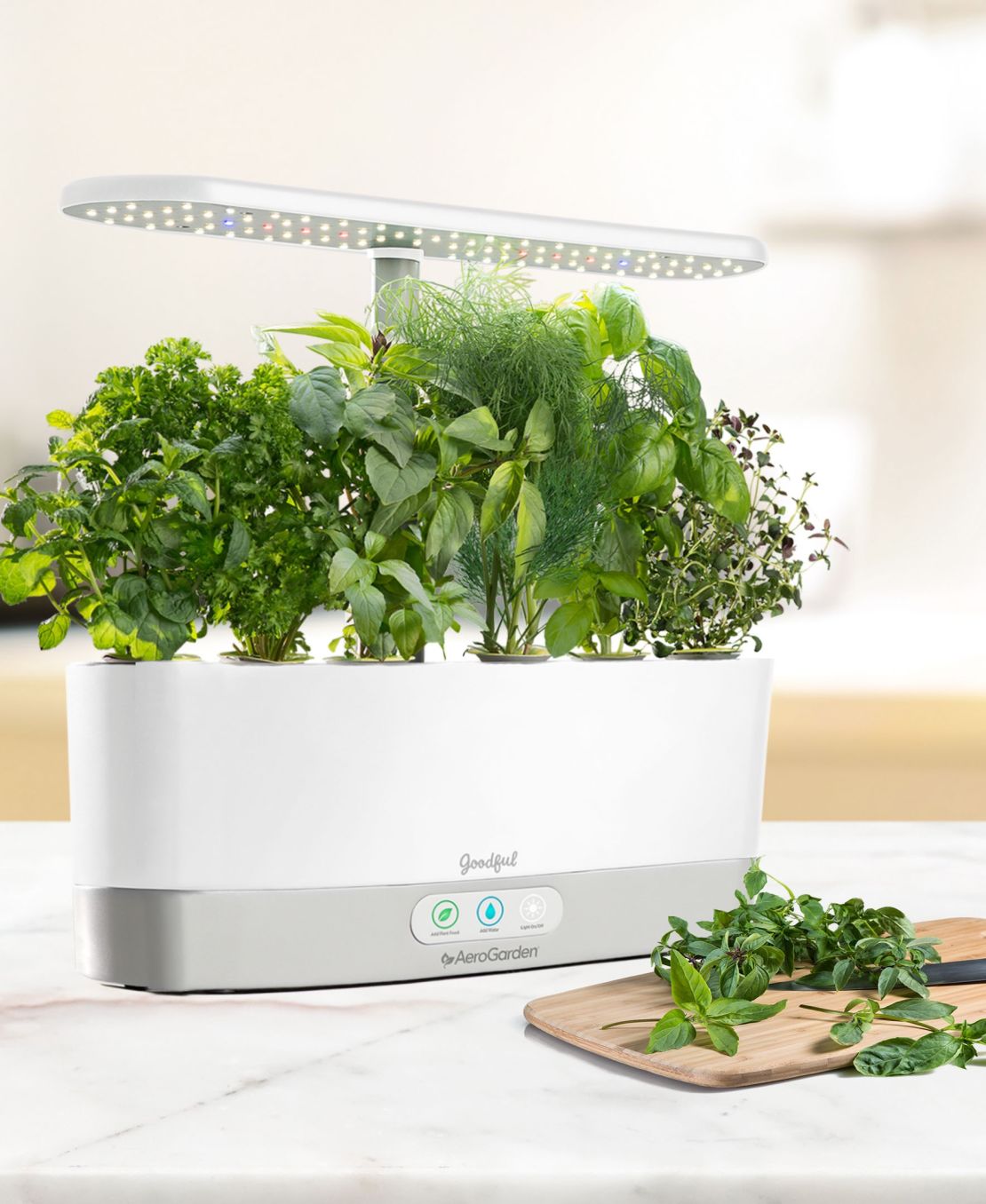 The AeroGarden, a product in BuzzFeed's Goodful line that is being sold at Macy's. 