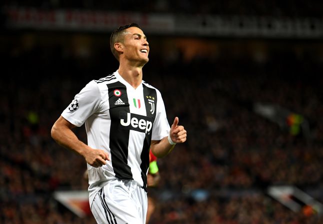 Ronaldo was instrumental in his side's first goal. The forward smiled during his muted celebrations. 