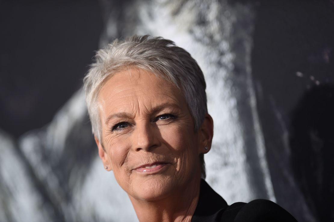 Jamie Lee Curtis attends the "Halloween" premiere at the TCL Chinese Theatre in LA, October 17, 2018. 