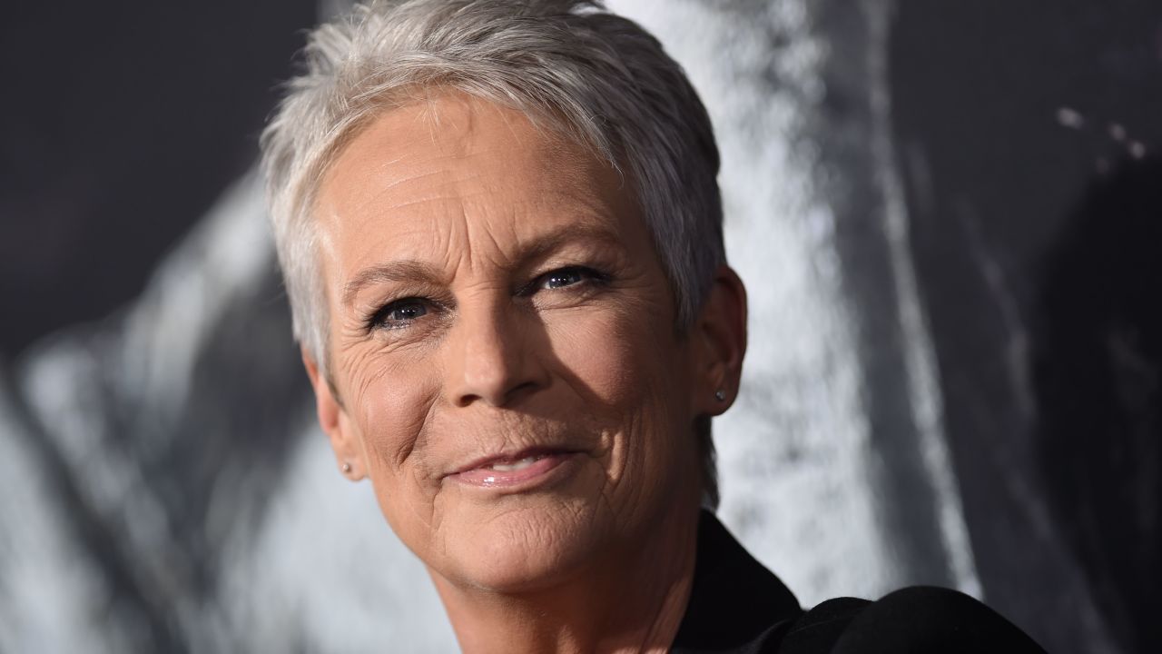 Jamie Lee Curtis attends the "Halloween" premiere at the TCL Chinese Theatre in LA, October 17, 2018.