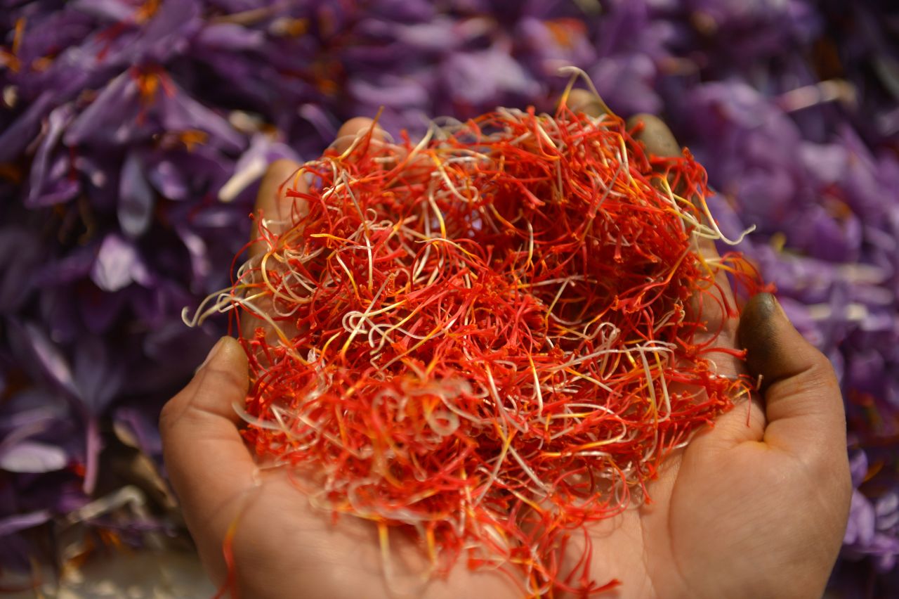 <strong>Northern India: </strong>Saffron, a common spice in Jammu and Kashmir, has been growing in the town of Pampore for hundreds of years.