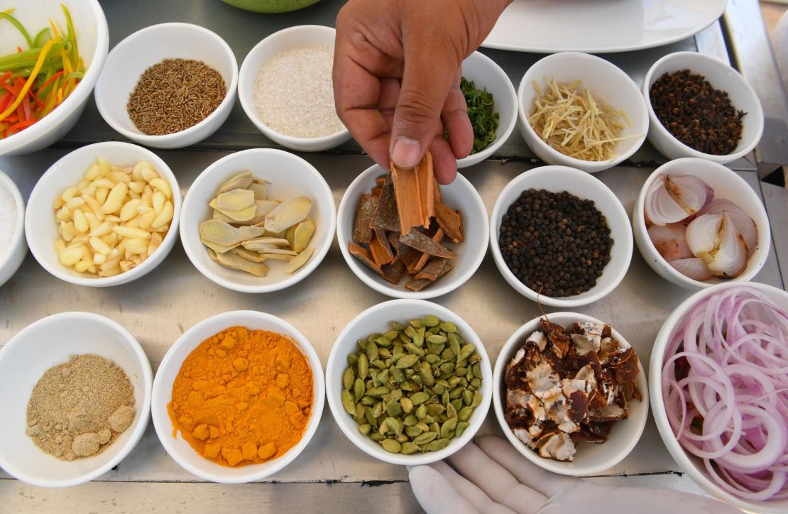 Goa cuisine features an array of exotic spices, thanks to its role as an important trade city.