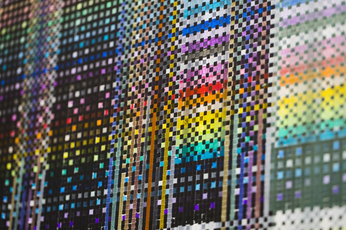 Aya Kawato's intricate 2D works are informed by historic texile techniques.