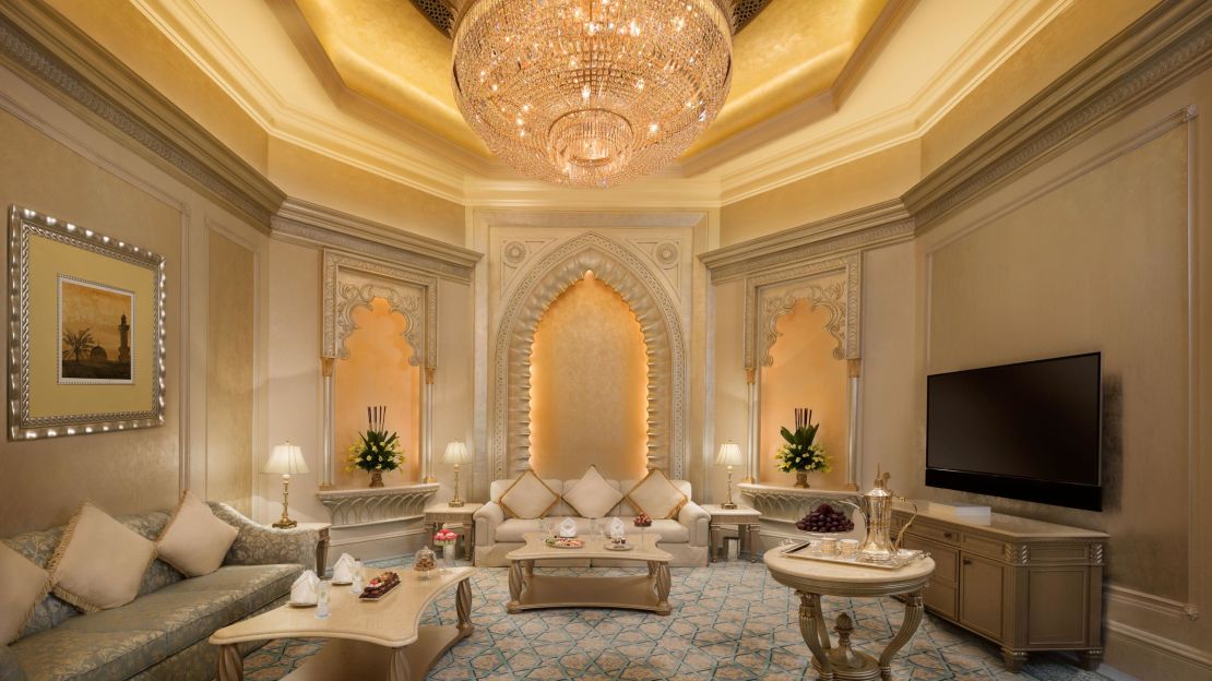 More than 1,000 Swarovski chandeliers fill the hallways, rooms and lobbies of the hotel.