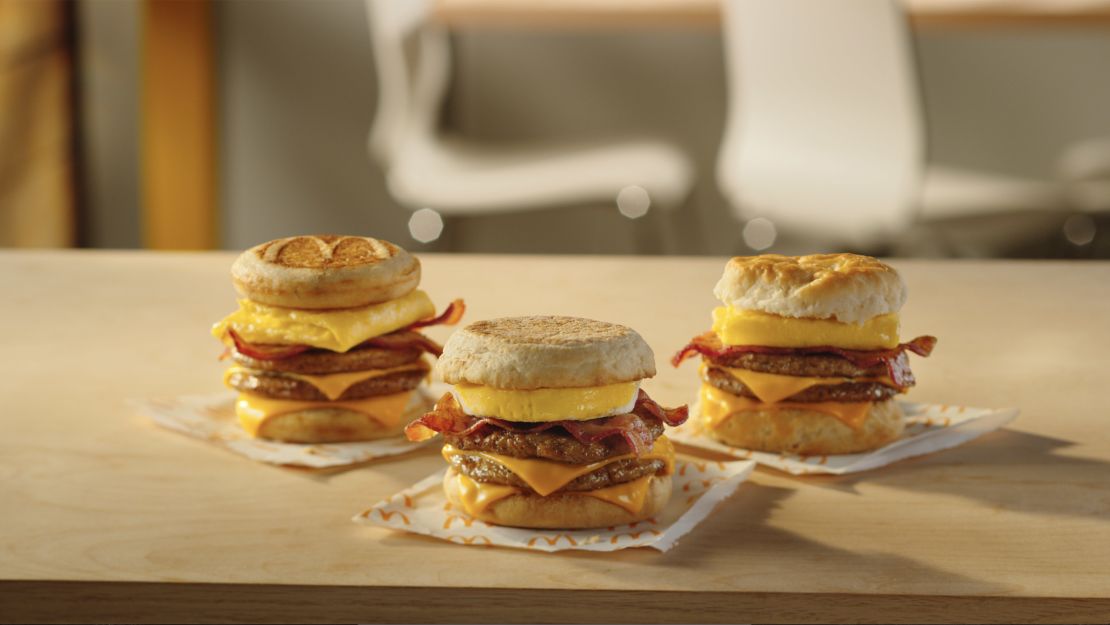 McDonald's new Triple Breakfast Stacks.