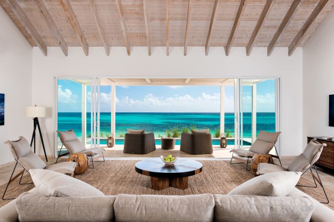 <strong>Beachfront villas: </strong>The resort's beachfront villas offer a range of configurations with spectacular ocean views.