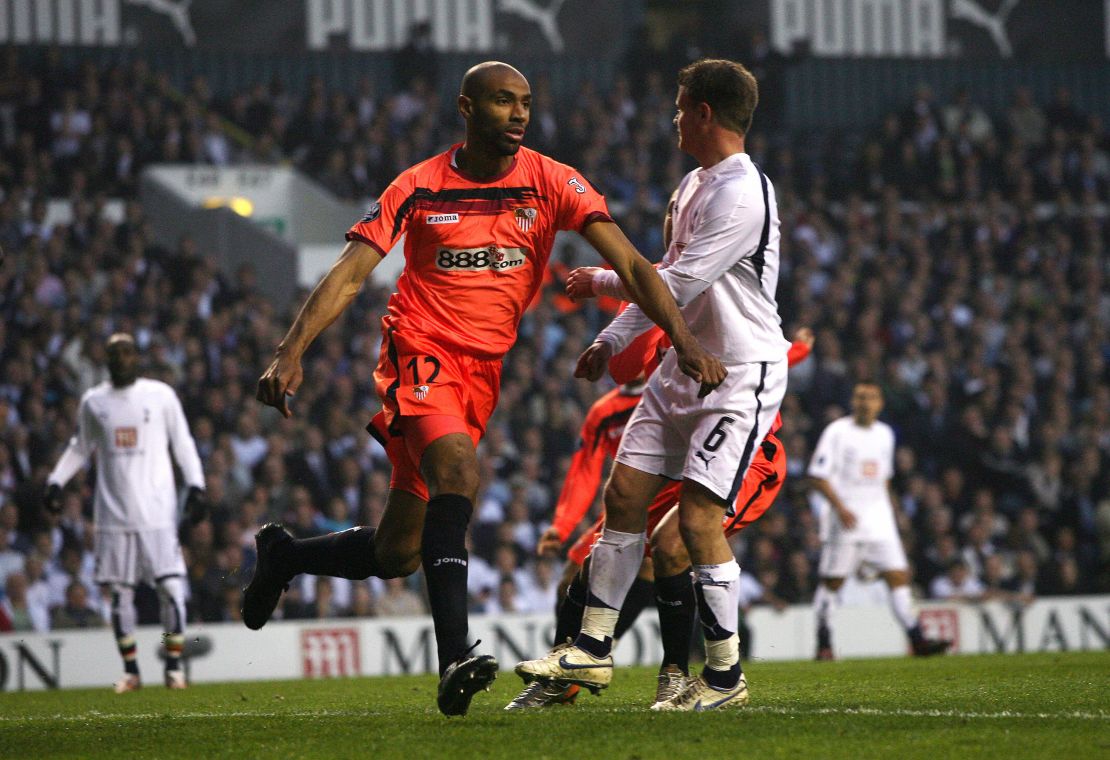Beating former club Tottenham is one of Kanoute's most special European memories. 