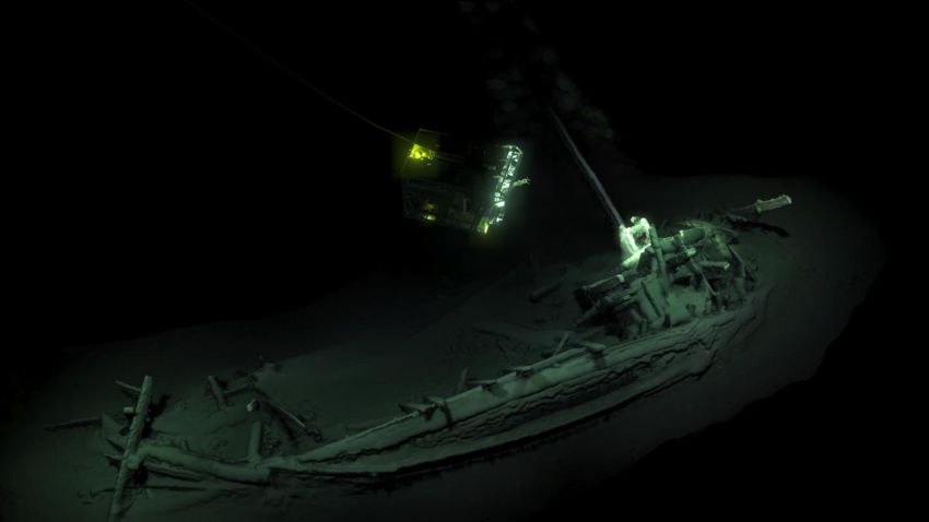The ship was surveyed and digitally mapped by two remote underwater vehicles