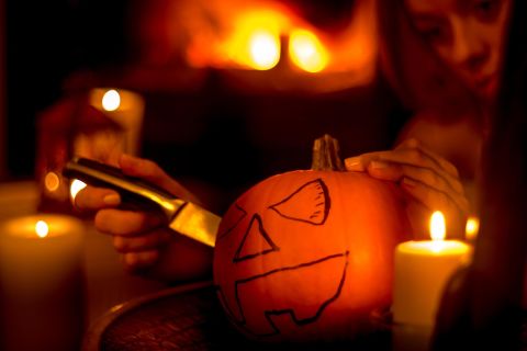 Pumpkin carving takes the lead each year over other Halloween injuries, according to the Consumer Product Safety Commission. Safety experts suggest putting the sharp kitchen knives aside and using only the small pumpkin carving tools that come in kits, which are designed to minimize injuries. 