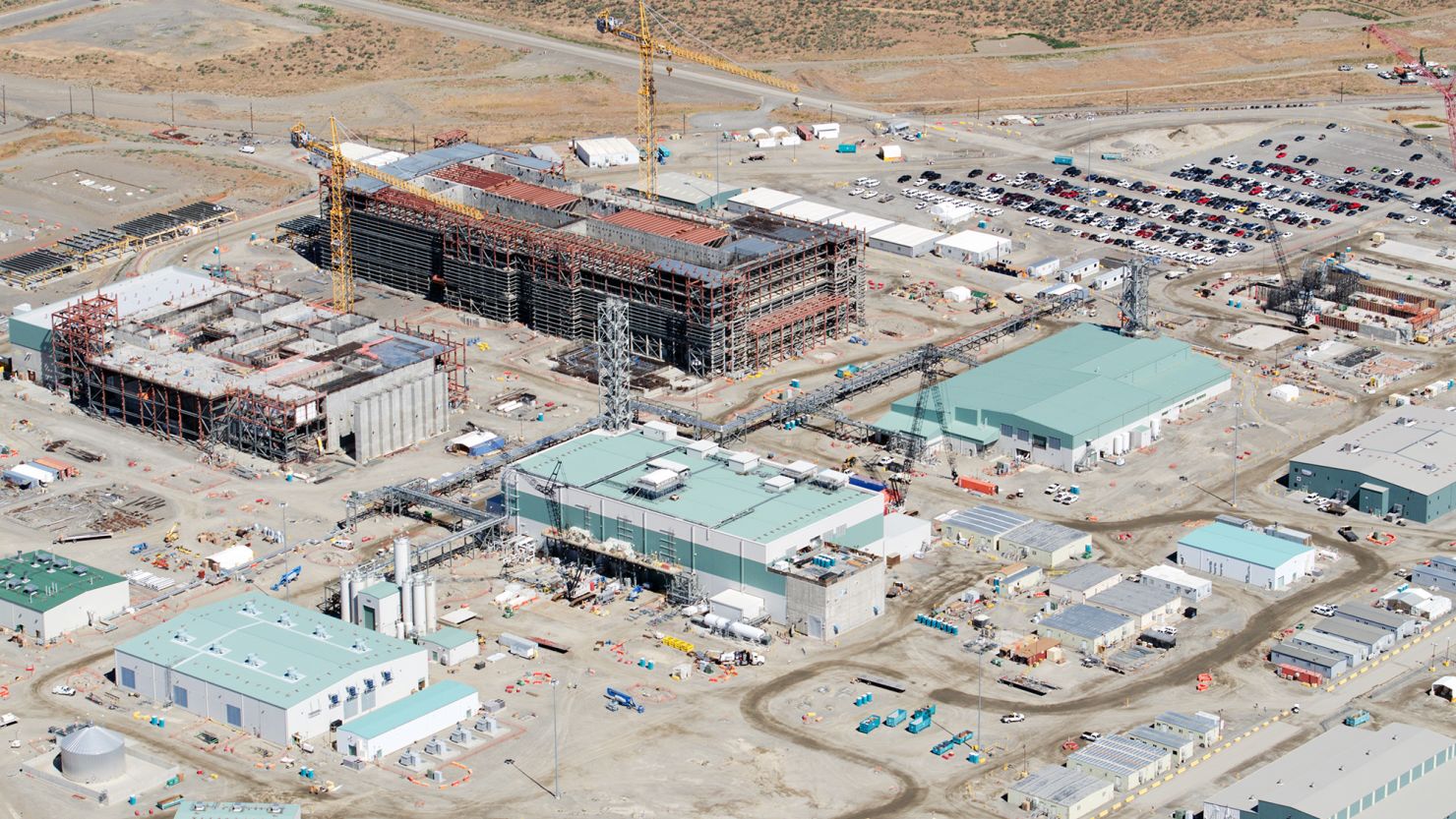 The Hanford Vitrification Plant is charged with solidifying liquid radioactive waste from the Hanford Site.