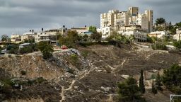 A view of Silwan, a Palestinian neighbourhood in Jerusalem.