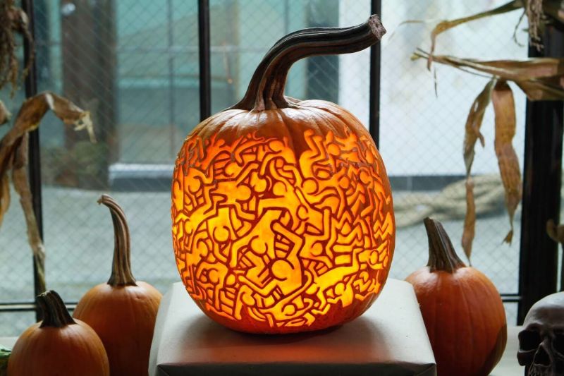 Crazy carved deals pumpkins