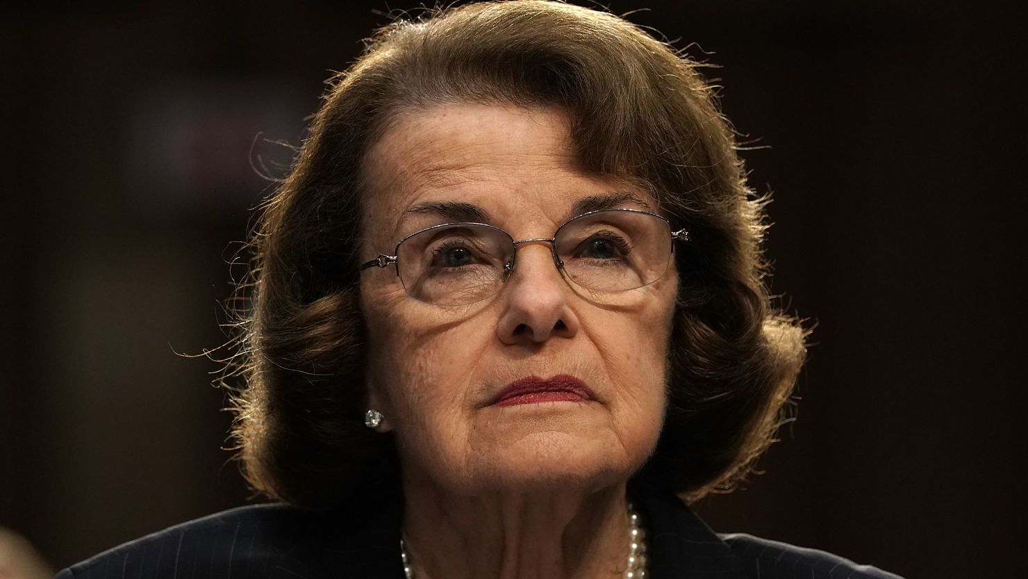 Sen. Dianne Feinstein, a California Democrat, testifies during a hearing before the Consumer Protection, Product Safety, Insurance, and Data Security Subcommittee of Senate Commerce, Science, and Transportation Committee in July on Capitol Hill.