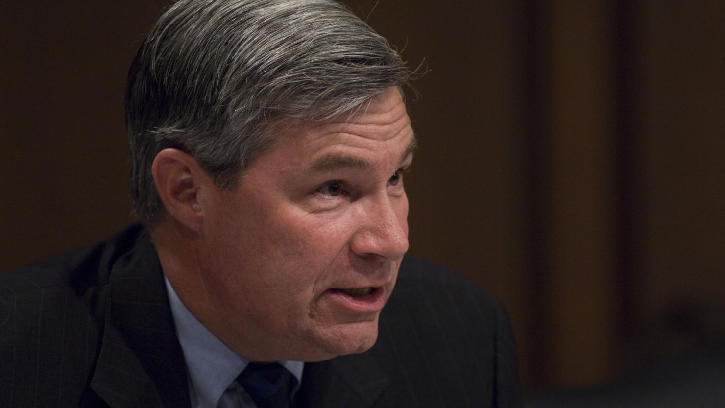 WASHINGTON, DC - July 13: Sen. Sheldon Whitehouse, D-R.I., delivers his opening statement during the Senate Judiciary hearing for President Obama's U.S. Supreme Court nominee Sonia Sotomayor. (Photo by Scott J. Ferrell/Congressional Quarterly/Getty Images)