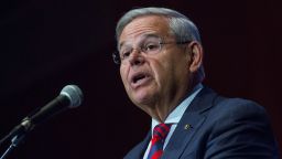 SOUTH ORANGE, NJ - AUGUST 18:  U.S. Senator Bob Menendez (D-NJ) gives a speech announcing he will not support President Obama's Iran nuclear deal at Seton Hall University on August 18, 2015 in South Orange, New Jersey. Congress has until September 17 to approve or reject support of the multinational accord.  (Photo by Andrew Burton/Getty Images)