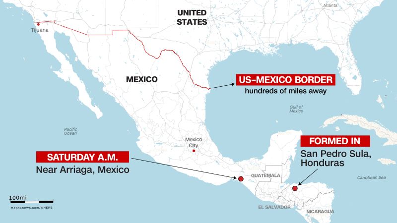 When will the migrant caravan reach the US border CNN