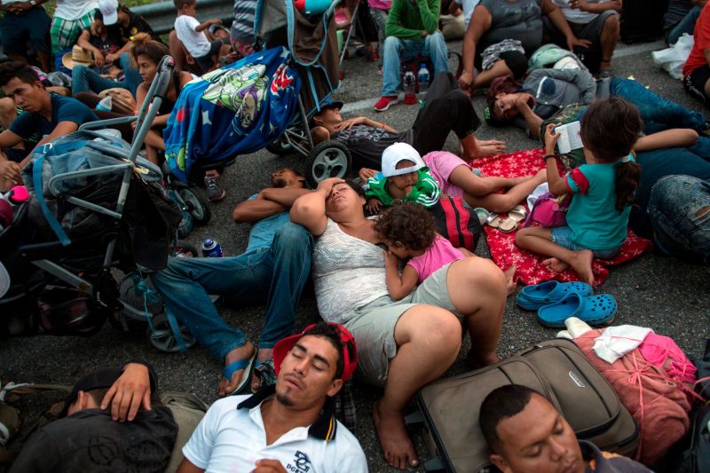 Migrant Caravan: As Thousands Of Hondurans Arrive At Southern Border ...