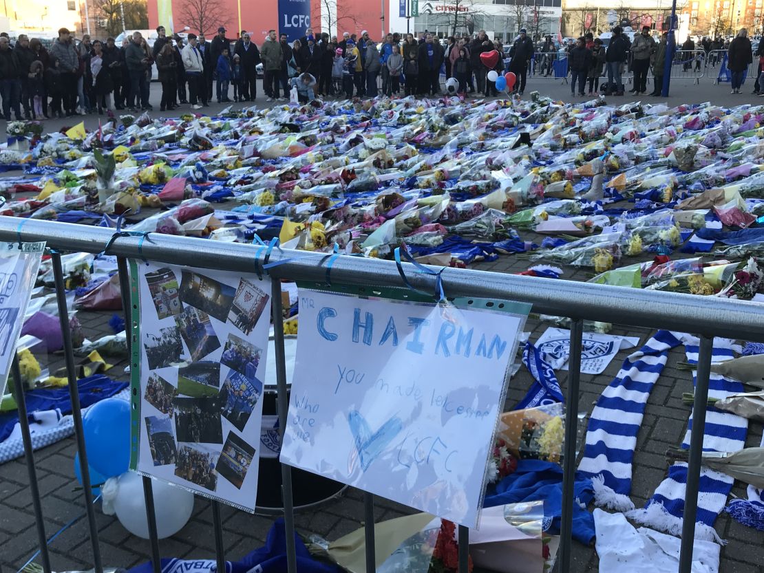 Messages to Leicester City owner and Chairman Vichai Srivaddhanaprabha, who died in a helicopter accident Saturday.
