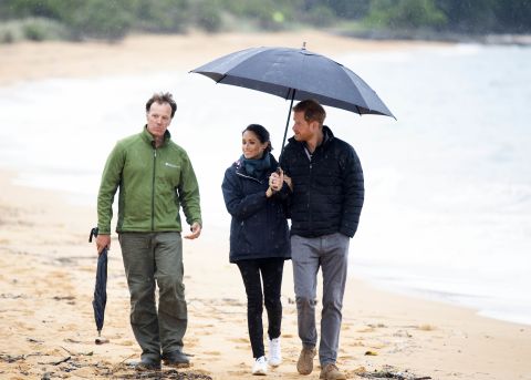 The Duke and Duchess of Sussex visit Abel Tasman National Park on day two of the royal couple's tour of New Zealand.
