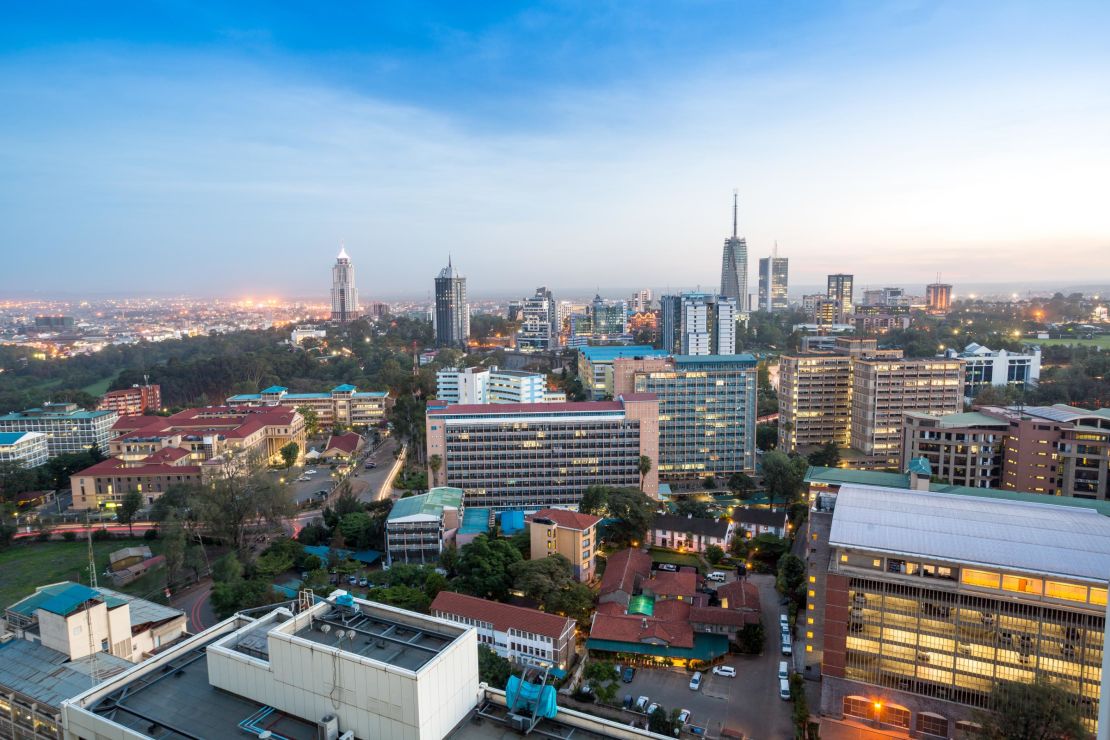 An AfricanStockPhoto image showing Nairobi, the capital of Kenya.