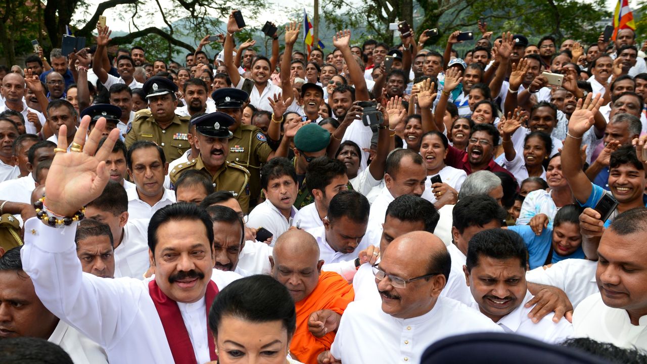 Rajapaksa is considered a military hero among supporters. 