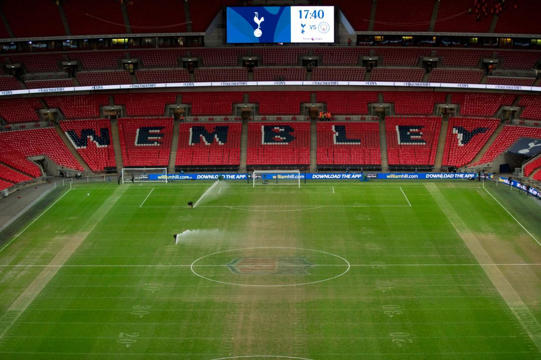 Wembley hosted an NFL match on Sunday. 