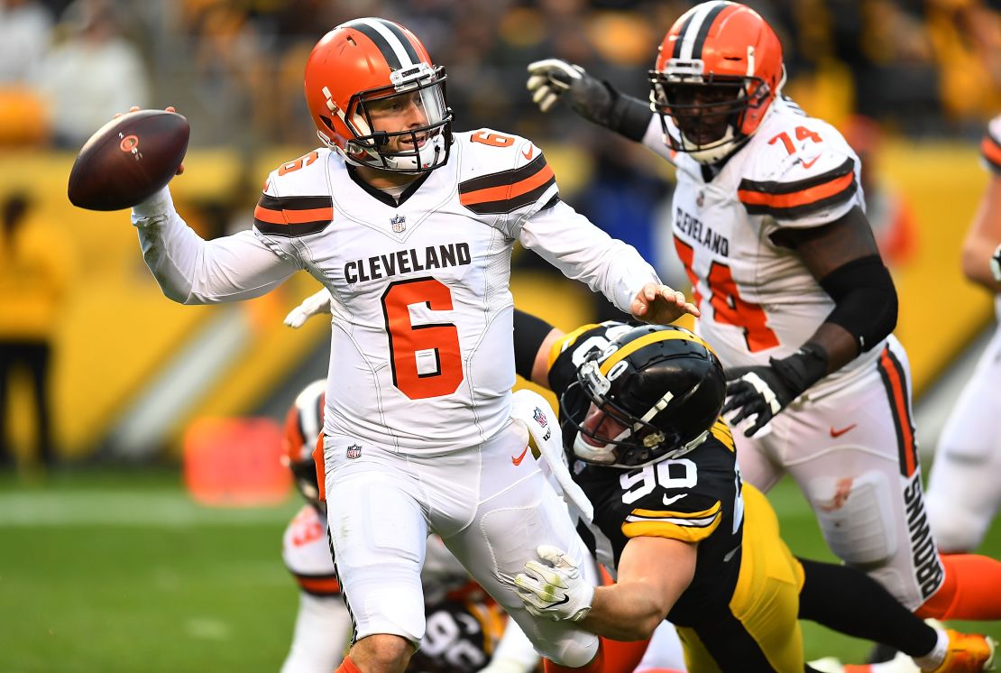After losing to the Steelers on Sunday, Baker Mayfield also lost Browns head coach Hue Jackson and offensive coordinator Todd Haley. Both were fired on Monday.
