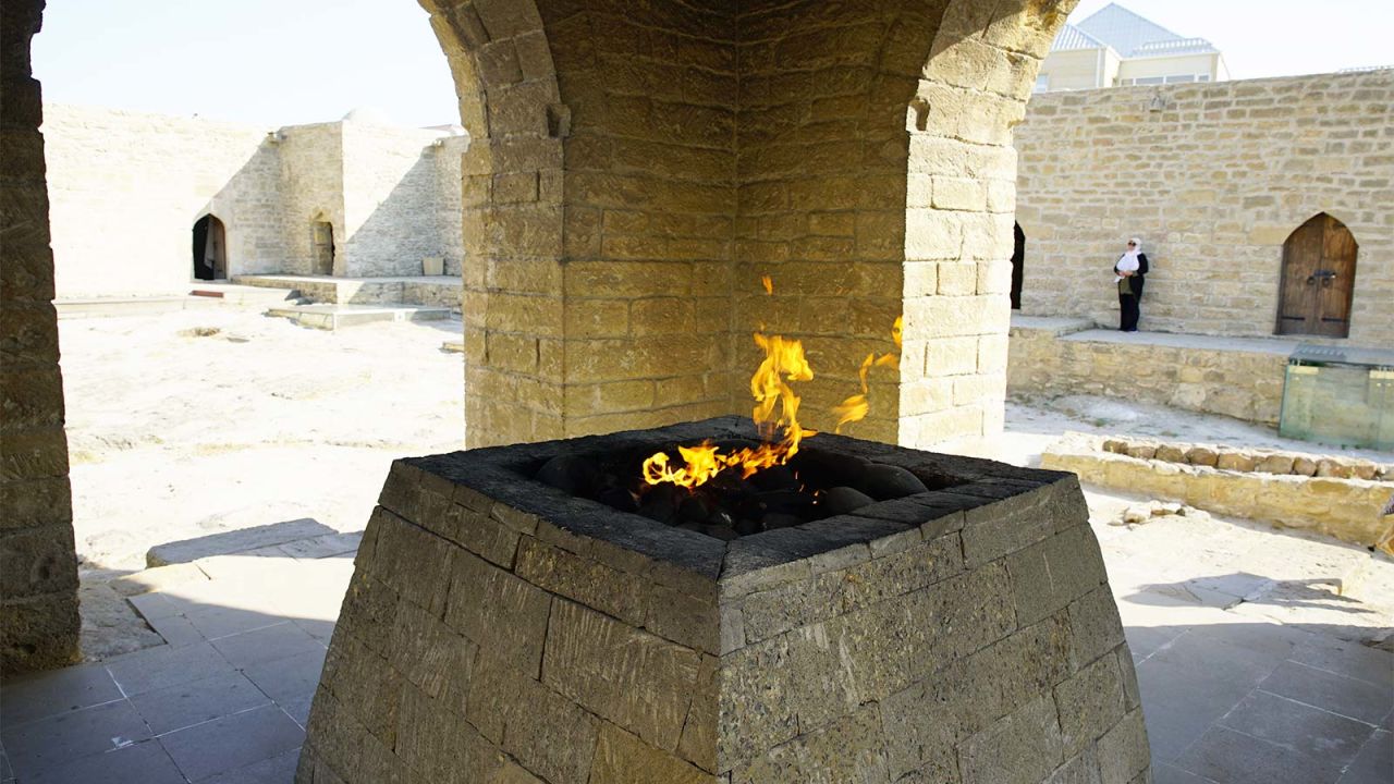 <strong>Eternal flame:</strong> The fire on this altar was fed continuously by natural gas until 1969, when commercial exploitation of gas reserves meant stock was depleted. 