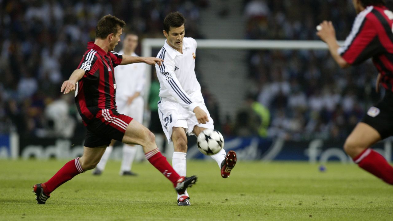 Santiago Solari was part of Real Madrid's European Cup winning team in 2002.