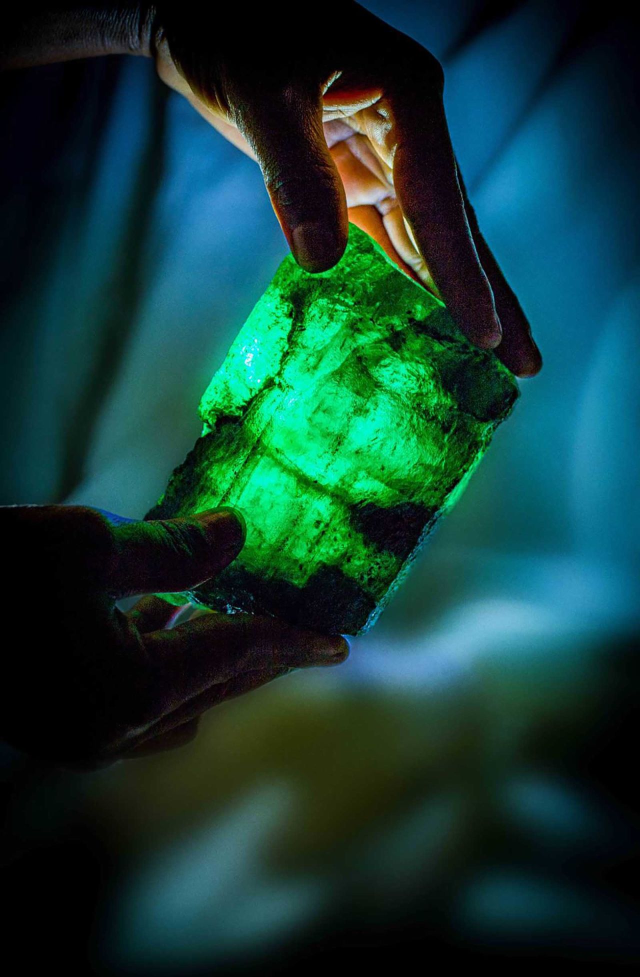 The 5,655-carat Lion Emerald 