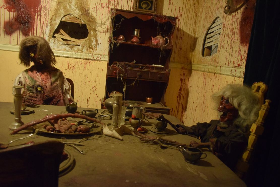 CGI effects and other theatrics help turn up the fear factor in haunted house attractions. 