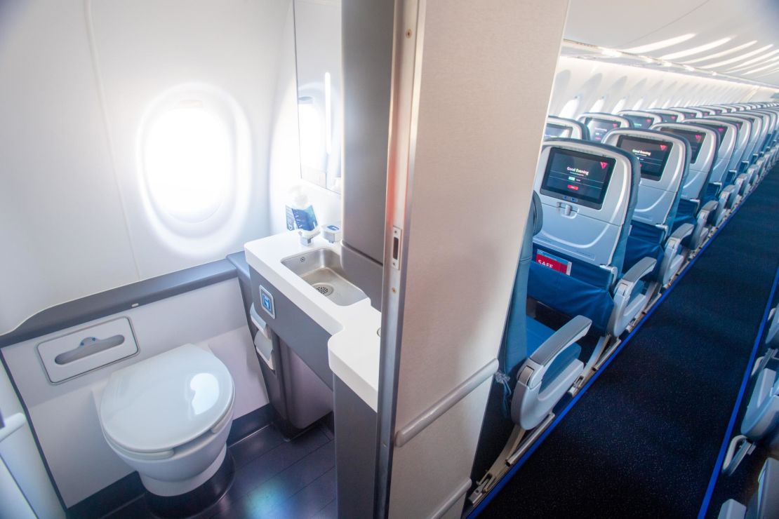 Delta Air Lines' new A220 includes a room with a view.