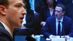 WASHINGTON, DC - APRIL 11:  Facebook co-founder, Chairman and CEO Mark Zuckerberg testifies before the House Energy and Commerce Committee in the Rayburn House Office Building on Capitol Hill April 11, 2018 in Washington, DC. This is the second day of testimony before Congress by Zuckerberg, 33, after it was reported that 87 million Facebook users had their personal information harvested by Cambridge Analytica, a British political consulting firm linked to the Trump campaign.  (Photo by Chip Somodevilla/Getty Images)