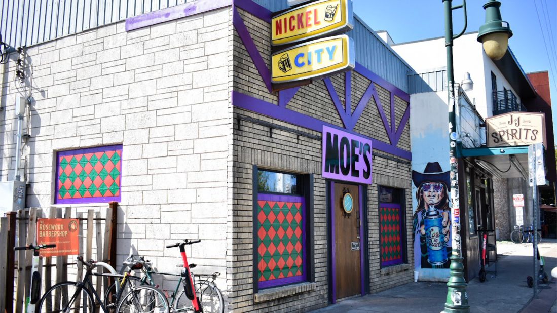 <strong>Moe's Tavern:</strong> For Halloween, the Nickel City bar in Austin, Texas transformed itself into Moe's Tavern from "The Simpsons."