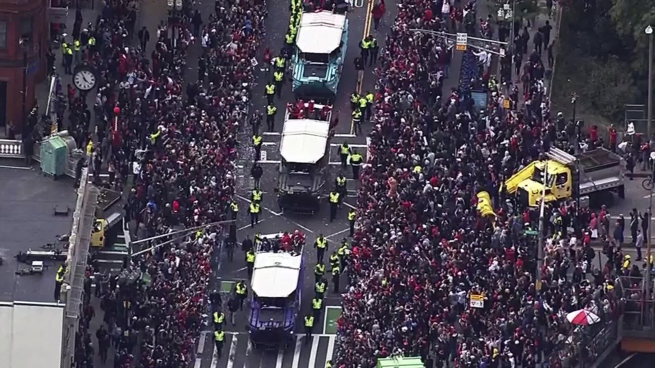 Red Sox 2018 parade: Highlights from the World Series champions celebrate  their win with fans in the streets of Boston - CBS News