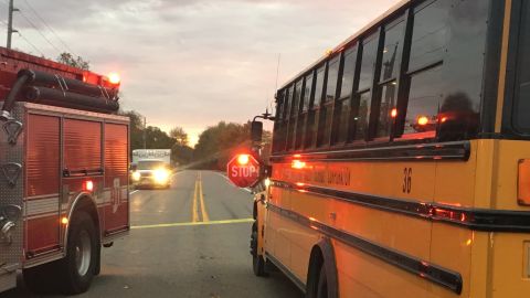 The children were going to catch the bus Tuesday in Rochester, Indiana, when the accident happened.