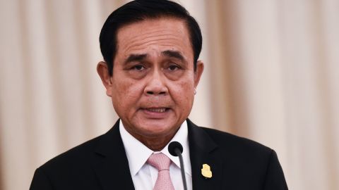 Thai Prime Minister Prayut Chan-O-Cha at the Government House in Bangkok on October 24, 2018. 
