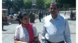 Rekha Singh and her husband Colonel R.D. Singh travelling in Turkey two years ago.