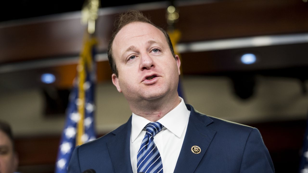 UNITED STATES - JANUARY 13: Rep. Jared Polis, D-Colo., speaks during a House Democrats' news conference in the Capitol on Tuesday, Jan. 13, 2015, to discuss plans to educate immigrant communities for the implementation of the executive actions on immigration announced by President Obama in November.