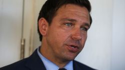 MIAMI, FL - OCTOBER 23:  Republican gubernatorial candidate Ron DeSantis speaks to the media during a campaign rally at Mo's Bagels restaurant on October 23, 2018 in Miami, Florida. DeSantis is facing off against Democratic challenger Andrew Gillum to be the next Florida governor.  (Photo by Joe Raedle/Getty Images)