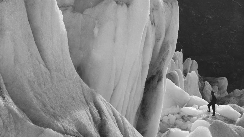<strong>Incredible images</strong>: Endurance was eventually lost to the icy waters. But all the men on board were saved thanks to Shackleton's heroic leadership -- and expedition photographer Frank Hurley documented the incredible trek through the brutal, but beautiful, Antarctic landscape.