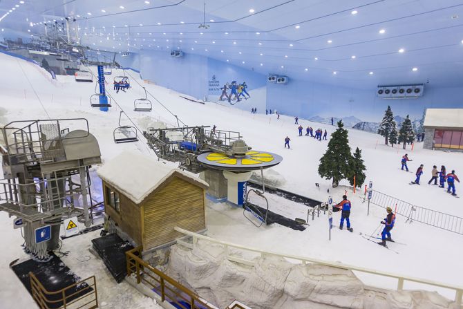 <strong>Beyond shopping: </strong>The Mall of the Emirates in Dubai boasts an indoor ski park for those times when you need a break from the desert.