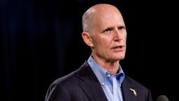 Rick Scott, governor of Florida, speaks during an event in Hialeah, Florida, U.S., on Friday, July 13, 2018. Scott outlined some of his campaign promises for Cuban-Americans and spoke about holding the Castro regime accountable.