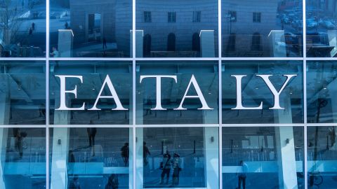 The Eataly food hall and market in New York City.