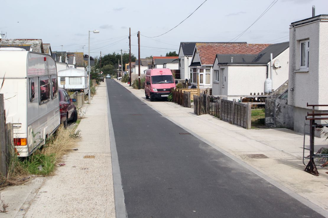 Jaywick Sands after repairs were made to the roads. 