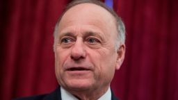 UNITED STATES - JANUARY 19: Rep. Steve King, R-Iowa, attends a rally for Iowans in Russell Building prior to the anti-abortion March for Life on the Mall on January 19, 2018.