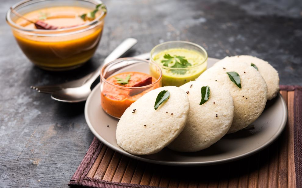 <strong>Southern India: </strong>Sudip Misra, chef of Bengaluru Marriott Hotel Whitefield, tells CNN Travel that every traveler should try delicious <em>idli</em> (fluffy rice cakes) when in Southern India.