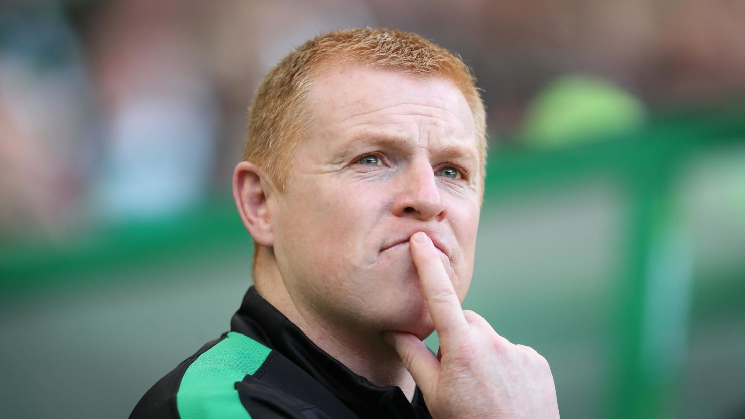 Hibernian manager Neil Lennon was struck by a coin during Hearts game. 